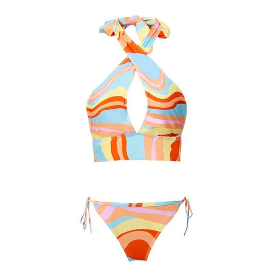 Groovey Baby Halter Bikini